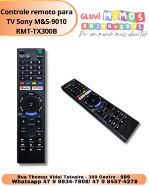 Controle remoto para TV Sony M&S-9010 RMT-TX300B