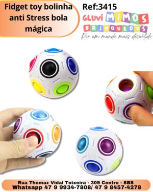 Fidget toy bolinha anti Stress bola mágica