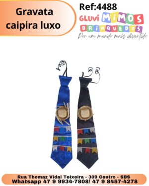 Gravata caipira luxo