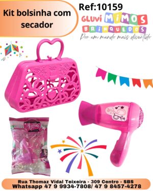 Kit bolsinha com secador