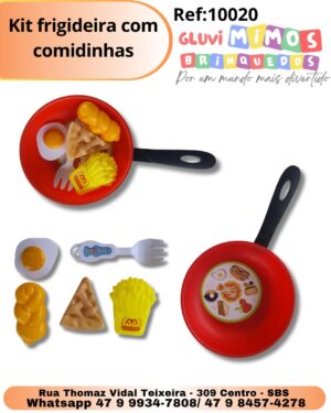 Kit frigideira com comidinhas