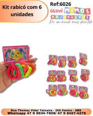Kit rabicó com 6 unidades