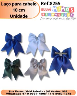 Laço para cabelo 10 cm Unidade