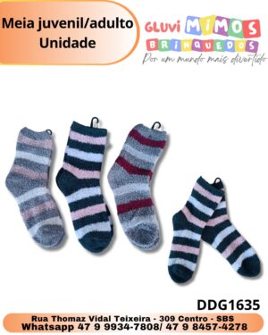 Meia juvenil/adulto Unidade