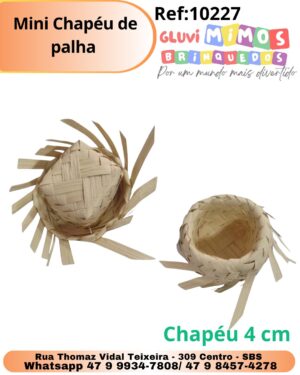 Mini Chapéu de palha