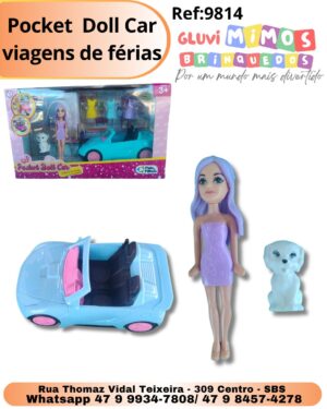 Pocket  Doll Car viagens de férias