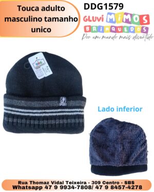 Touca adulto masculino tamanho unico