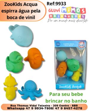 ZooKids Acqua espirra água pela boca de vinil