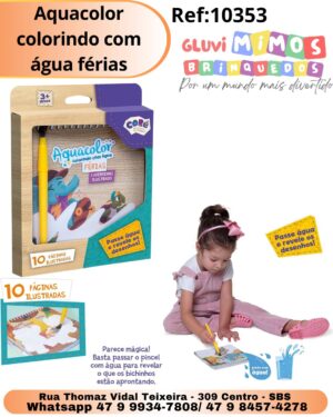 Aquacolor colorindo com água férias