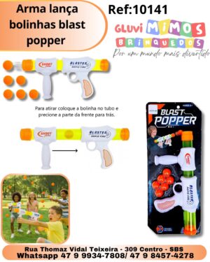 Arma lança bolinhas blast popper
