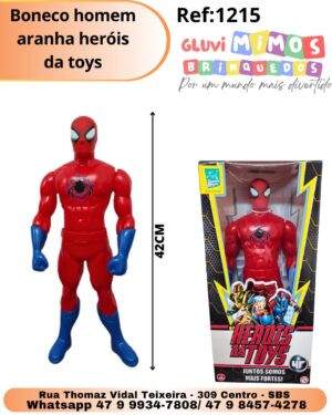 Boneco homem aranha heróis da toys