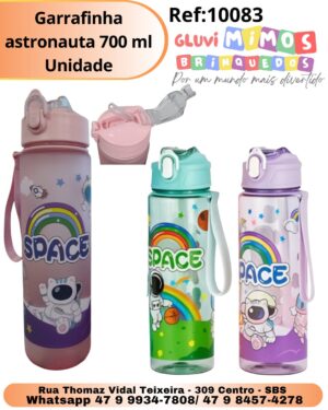 Garrafinha astronauta 700 ml Unidade