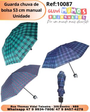 Guarda chuva de bolsa 53 cm manual Unidade