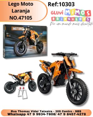 Lego Moto Laranja NO.47105