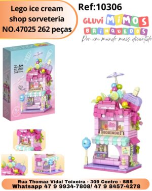 Lego ice cream shop sorveteria NO.47025 262 peças