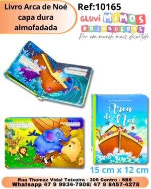 Livro Arca de Noé capa dura almofadada