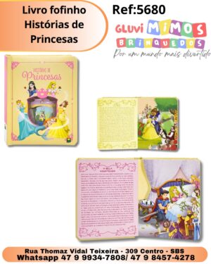Livro fofinho Histórias de Princesas