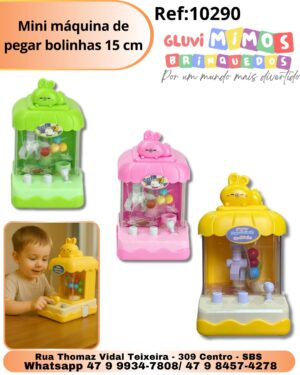 Mini máquina de pegar bolinhas 15 cm