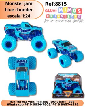 Monster jam blue thunder escala 1:24