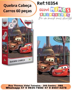 Quebra Cabeça Carros 60 peças