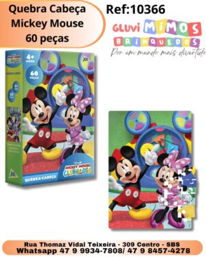 Quebra Cabeça Mickey Mouse 60 peças