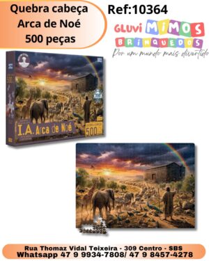 Quebra cabeça Arca de Noé  500 peças