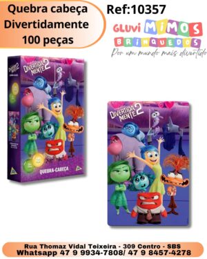 Quebra cabeça Divertidamente  100 peças