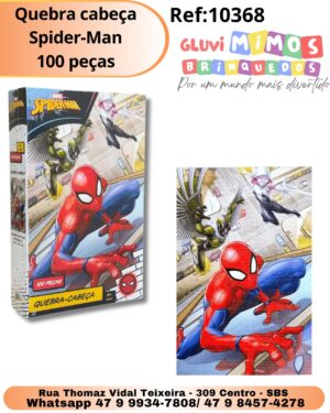 Quebra cabeça Spider-Man 100 peças