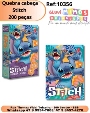 Quebra cabeça Stitch  200 peças
