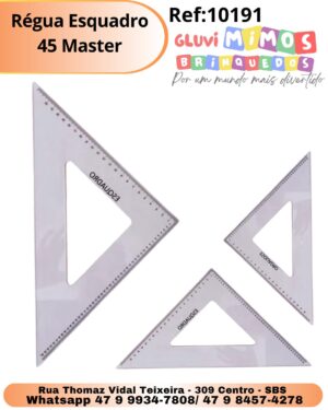 Régua Esquadro 45 Master
