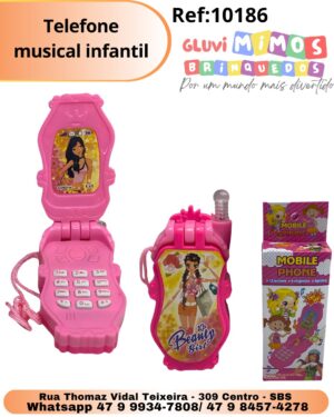 Telefone musical infantil