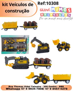 kit Veículos de construção