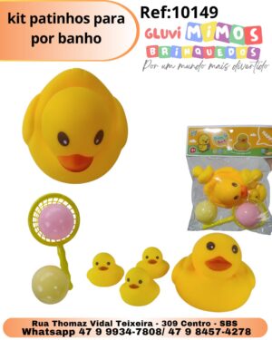 kit patinhos para por banho