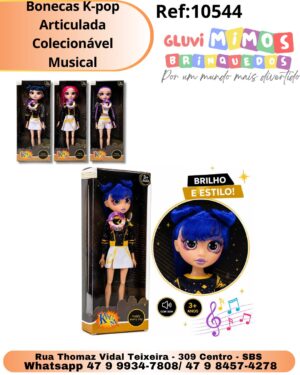 Bonecas K-pop Articulada Colecionável Musical