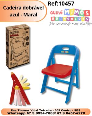 Cadeira dobrável azul - Maral