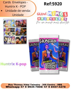 Cards  Envelopes - Huntrix K - POP Unidade de venda: Unidade