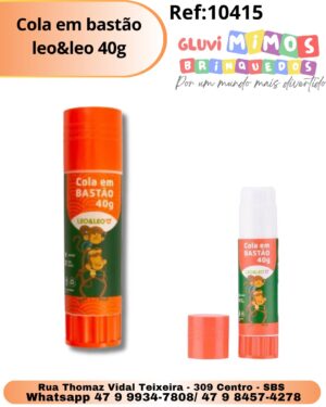 Cola em bastão leo&leo 40g