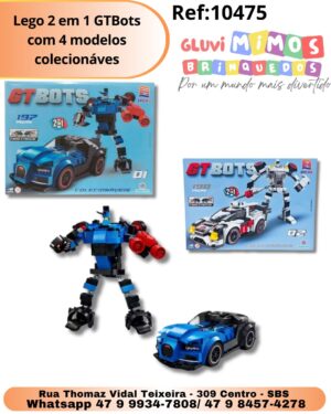 Lego 2 em 1 GTBots com 4 modelos colecionáves