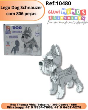 Lego Dog Schnauzer com 806 peças
