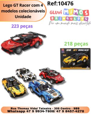 Lego GT Racer com 4 modelos colecionáveis Unidade