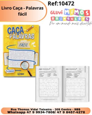 Livro Caça - Palavras fácil