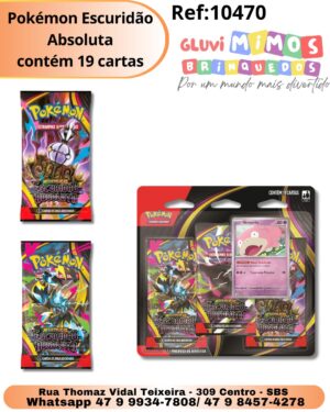 Pokémon Escuridão Absoluta contém 19 cartas