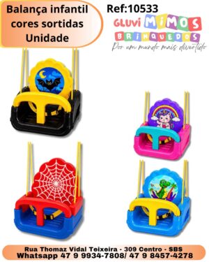 Balança infantil cores sortidas Unidade
