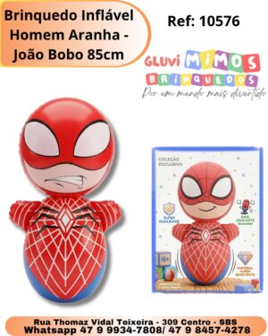 Brinquedo Inflável Homem Aranha - João Bobo 85cm