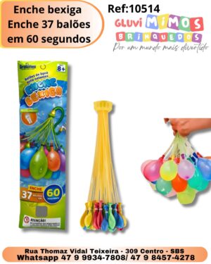 Enche bexiga  Enche 37 balões em 60 segundos
