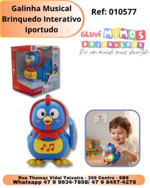 Galinha Musical   Brinquedo Interativo Iportudo