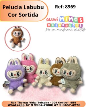 Pelucia Labubu  Cor Sortida