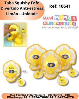 Taba Squishy Fofo Divertido Anti-estress  Limão - Unidade