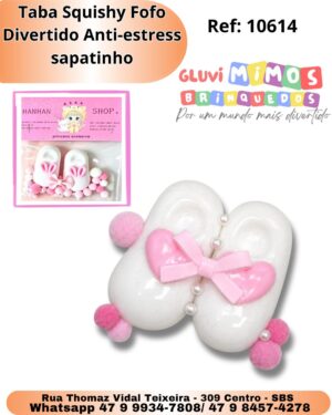 Taba Squishy Fofo Divertido Anti-estress  sapatinho