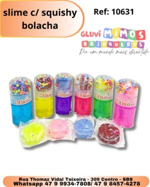 slime c/ squishy bolacha